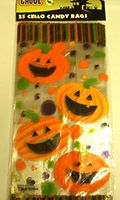 Halloween Candy Jack-o-lantern Happy Halloween Bag Lot 50