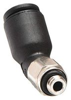 Male Elbow, 45 Deg, 6mm, OD, M5 x.09, PK10