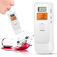Rockyin Dual Screen Alcohol Tester LCD Display Digital Breath Analyzer Breathtester Voice Alarm