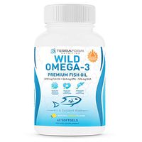 Triple Strength Fish Oil Omega 3 2400mg - Burpless, Lemon Flavored Non-GMO, Gluten & Soy Free – 30 Days