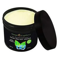 Hemp Oil Organic Deep Tissue Relief Cream - 1250MG - 4 oz Non GMO/THC Free - Extra Strength Menthol Ice - Relief from Inflammation, Stiffness, Aches, and Bodily Pain by Hemp Euphoria