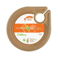 World Centric Plate,7In,W/Wine Gls Hld 12 Count (Pack Of 12)