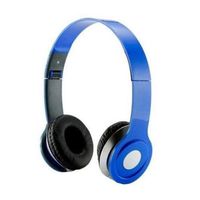 SoundStrike 3.5mm Foldable Headphone Headset for Dj Headphone Mp3 Mp4 Pc Tablet sandisc Music Video and All Other Music Players (Sky Blue W/Mic)