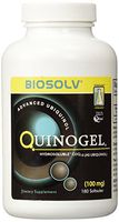 100mg Quinogel Solubilized Ubiquinol (Ultra High Absorption) CoQ10 (Hydrosoluble Kaneka Ubiquinol) 100mg / 180 Softgels
