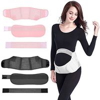 HopeGem Maternity Belt-Pregnancy Support-Waist/Back/Abdomen Band-Belly Brace for Pregnant Woman(Balck, L)