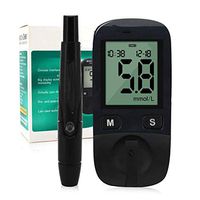 Diabetes Testing Kit/Blood Glucose Monitor with Codefree Strips X 50 & Painfree Lancets X 50
