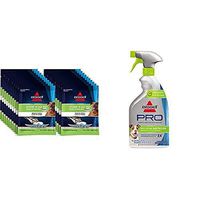 Bissell Stomp 'N Go Pet Lifting Pads + Oxy for Stain Removal on Carpet & Area Rug Cleaning, 20 Pack with Oxy Stain Destroyer Pet Plus Pretreat