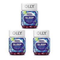 Olly Extra Strength Sleep Gummy! 50 Gummies BlackBerry Mint Flavors! Formulated with Melatonin, L-Theanine & Botanicals! A Boost for The Ultimate Sleep! Choose from 1 Pack, 2 Pack or 3 Pack! (3 Pack)