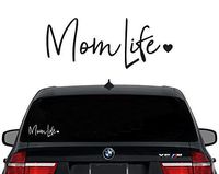 CCI Mom Life Decal Vinyl Sticker|Cars Trucks Vans Walls Laptop| White |7.5 in|CCI476