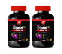 Brain and Memory Vitamins - Boron Triple Complex - Boron Bulk Supplements - 2 Bottles 400 Capsules