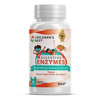 Children's Best - Super Digestive Enzymes - Vegan, Broad Spectrum - Non GMO - GMP Certified - Dairy Free - No Artificial Colors or Flavors - 90 Easy Chewable Tablets