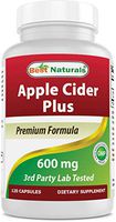 Best Naturals Apple Cider Vinegar Plus 500 Mg Capsules, 120 Count