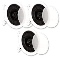 Theater Solutions CS4C in Ceiling Speakers Surround Sound Home Theater 3 Speaker Set CS4C-3S