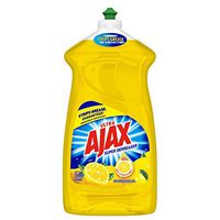 Ajax Ultra Triple Action Liquid Dish Soap, Lemon - 52 Fluid Ounce