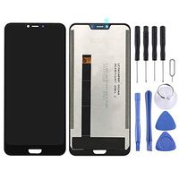 JUNXI Phone case Phone Cover LCD Screen and Digitizer Full Assembly for Blackview BV6800 Pro (Black) New Production (Color : Black)