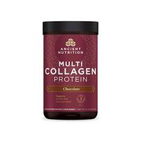 Ancient Nutrition Multi Collagen Protein Powder, Chocolate, Formulated by Dr. Josh Axe, 5 Types of Food Sourced Collagen, Supports Joints, Hair, Skin and Nails, Made Without Dairy or Gluten, 11.1oz
