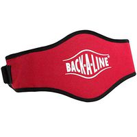 Back-A-Line Sport Belt with Orthopedic Lumbar Pad (Medium, Red)