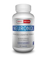 Neuronol by Dignity Bio-Labs: Brain Health Formula for Memory Support, Focus, Clarity, and Concentration - #1 Nootropic formulated w/Dmae, Bacopa Monnieri, Ginkgo Biloba & More.