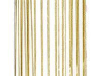 All Occasion Cello Gift Bags - 100 Count - Large - Gold Vertical Stripes