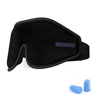 GINIMAX Sleep Mask, Sleeping Mask for Men Women, 3D Contoured Eye Mask for Sleeping, 100% Blockout Light Eye Cover & Blindfold for Sleeping, Shift Work, Naps, Night