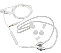 Eoncore 3.5mm Stereo Air Tube Wired Earphone Anti-Radiation Binaural Headsets Noise Isolating Earbuds with MICR. for Mobilephone