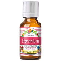 Pure Gold Geranium Essential Oil, 100% Natural & Undiluted, 30ml