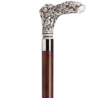 Scrimshaw Acorn Cane by Harvy Canes and Concord, Walnut Shaft