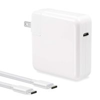 61W USB-C Power Adapter, IRIIJANE Power Delivery Replacement Type-C Charger with 6.6ft USB C Charge Cable for Thunderbolt 3 Port Compatible with MacBook Air/Pro 13 inch 2018