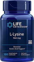 Life Extension L-Lysine 620 mg, 100 Vegetarian Caps