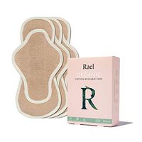 Rael Organic Reusable Cloth Pads - Thin Cloth Pads, Leak Free, Washing Machine Safe Menstrual Pantyliner, Set of 3 (Regular)