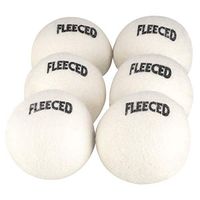 6 XL Wool Dryer Balls Organic Reusable Bag Great Value All Natural Fabric Softener A Fantastic Dryer Sheets Replacement Safe for Baby Non Toxic Eco Friendly Laundry Products or Fantastic Cat Toys