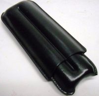 Leather Cigar Case - 2 Finger
