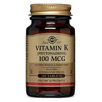 Solgar - Vitamin K, 100 mcg, 100 Tablets