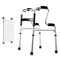 Walker with Comfort Grip - Lightweight Medical Walking Frame with Seat - for Mobility & Transport Aid – Ideal for Elderly & Handicap