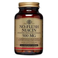 Solgar – No-Flush Niacin (Vitamin B3)(Inositol Hexanicotinate) 500 mg, 100 Vegetable Capsules