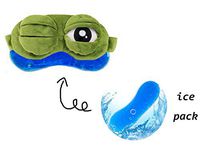 Monai Cute 3D Sleep Travel Nap Night Mask Soft Plush Blindfold Animal Sleeping Home Eye Cover for Women Girls Kids