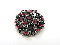 18mm 3D Rhinestone Drill Snaps Chunk Charm Button For Noosa Leather Bracelets #9 pretty party accesories designer jewelery stylish charming trendy styling