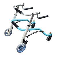 Standard Walkers Walker Child Walker Height Telescopic Folding Rehabilitation Walker Assist Walking Aid Trolley Lower Limb Rehabilitation Trainer (Color : A, Size : 8152.5cm)