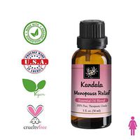 Menopause Relief Essential Oil Blend – 30 ml - Natural Herbal Menopause Support, Hot Flashes, Night Sweats, Sleepless Nights. 100% Pure Therapeutic Grade Aromatherapy - Lavender, Cypress, Frankincense