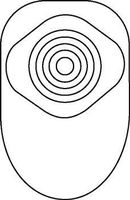 ActiveLife Pouch with Skin Barrier - Size 3/4" - 2" , Opaque - 30 Each / Box