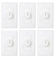 Atlas Sound AT Series 100 Watt 25/70 Volt Attenuator - Contractor Pack (6 Pack, Decora White)