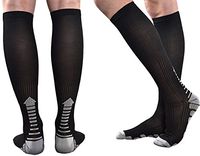 2 Pack Unisex Graduated Compression Socks for Fitness,Flight Travel,Running,S/M