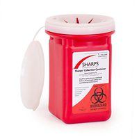 1-Quart SHARPS Collection Container (Case of 120) - SHARPS-60100-120