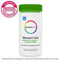 Rainbow Light Women’s One Multivitamin, Supports Immune Health, Clinically Proven Absorption of 7 Key Nutrients, Once-Daily High Potency Multivitamin, Non-GMO Vegetarian & Gluten Free, 150 Tablet