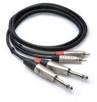 Hosa HRR-001.5X2 Pro Dual Cable RCA - RCA 1.5 Feet