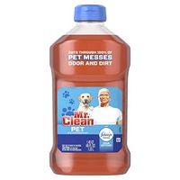 Mr. Clean All Purpose Multi-Surface Pet Liquid Cleaner with Febreze Odor Defense | Has Odor Converters | Eliminates Odor - 45 Ounce Each Bottle (Pack of 4)
