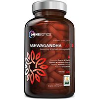 Ashwagandha Organic Capsules Clinical Strength 1300 mg with KSM-66 Ashwagandha Extract - 120 Vegan Capsules - Anxiety Relief, Stress Relief Supplement