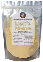 4oz Organic Lion's Mane Mushroom Extracted from Real Mushroom Fruiting Bodies from Nammex | >35% Beta-Glucans | Hericium erinaceus | β-Glucan Energy, Mental Health, Immune System, Nerve Growth Facor