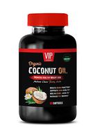 Energy Booster for Women - Organic Coconut Oil 2000MG - Natural Fatty ACIDS - Certified - Extra Strength - Coconut Oil Powder - 1 Bottle (60 Softgels)