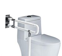 WAOBE Stainless Steel Bathroom Grab Bar Handrail/Wall Mounted Straight Towel Holder/Shower Aid & Safety Support Handrail Bathroom Handrail for The Old Man's Safe Toilet, White